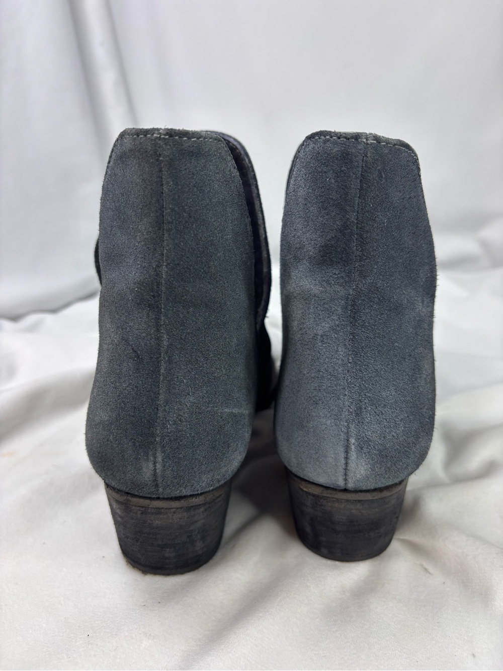 Free People Gray Suede Cutout Ankle Boots | EU 38 / US 7.5–8 | Boho Western Chic - Picture 10 of 10